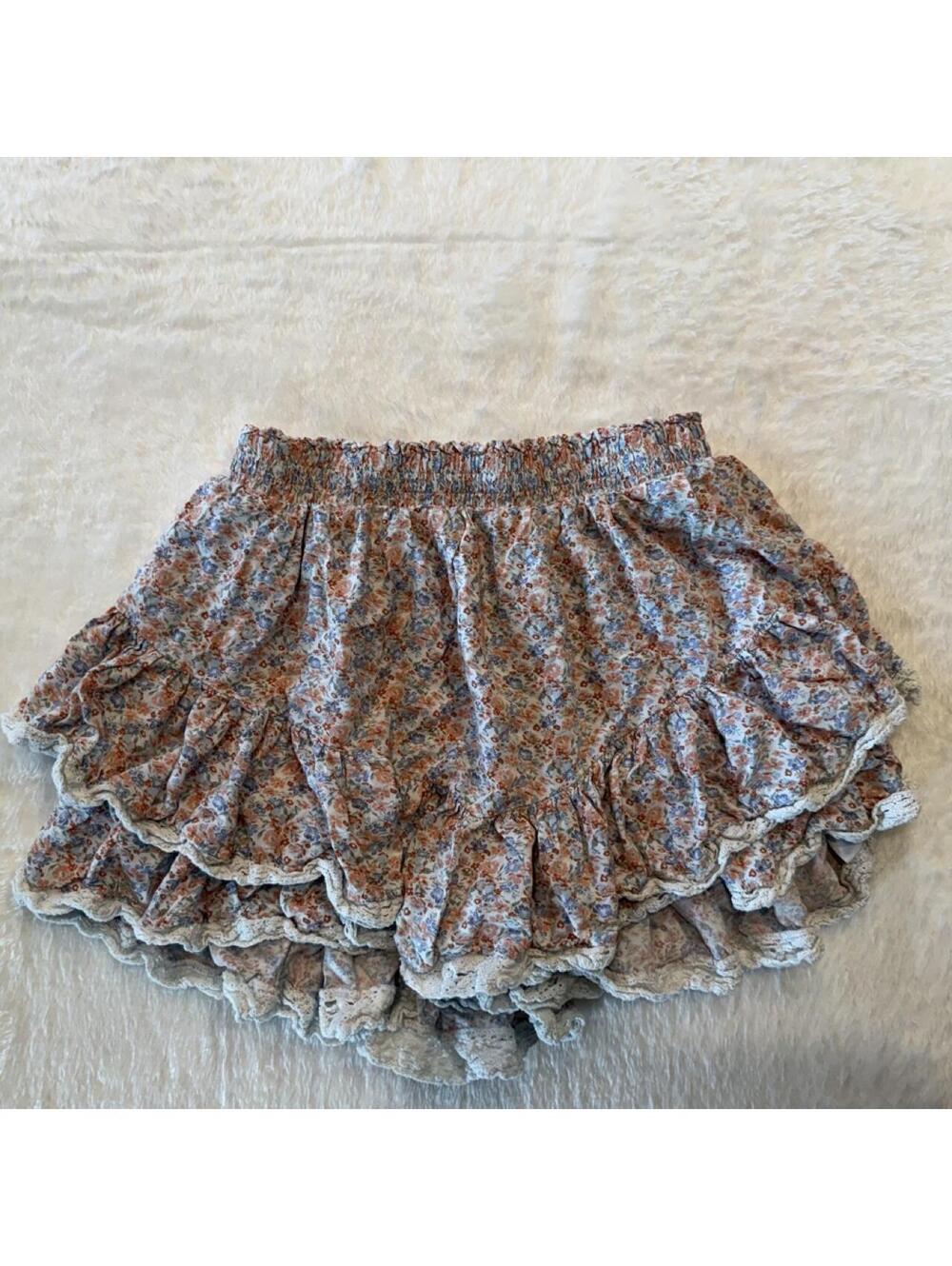 Aeropostale Women's Multi and Blue Skirt
